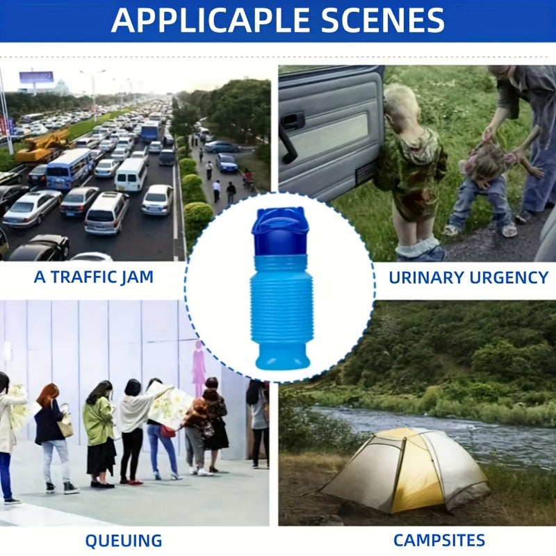 Stuck in Traffic; Adjustable Emergency Women Urinal 750ml - Portable Car & Camping Toilet, Leak-Proof Travel Potty with Ergonomic Handle, Durable Plastic for Outdoor, Camping, Road Trips - Compact & Hygienic Design, Portable