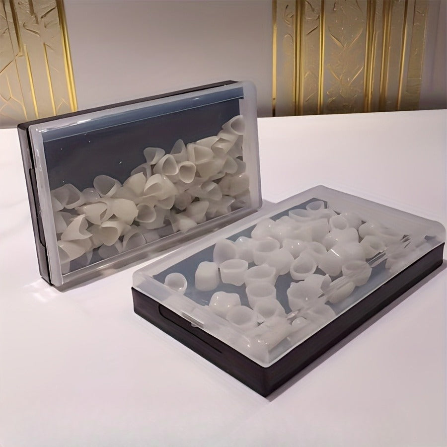24 PCS Set Including 12 Front Teeth + 12 Back Teeth, Decorative Dentures, Reusable Upper and Lower Jaw Set, Odorless and Comfortable Oral Appliance