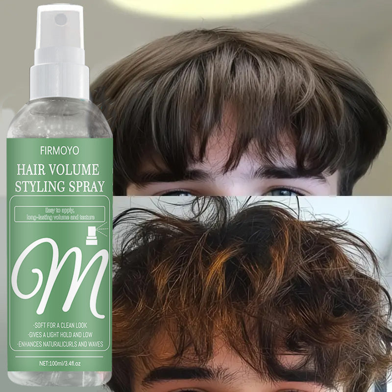 Keratin Volume Styling Spray, suitable for all hair types, fast styling, long-lasting and firm, with keratin and glycerin, mild and non-irritating ingredients, anti-sweat, oil control, nourishing and moisturizing, daily care,