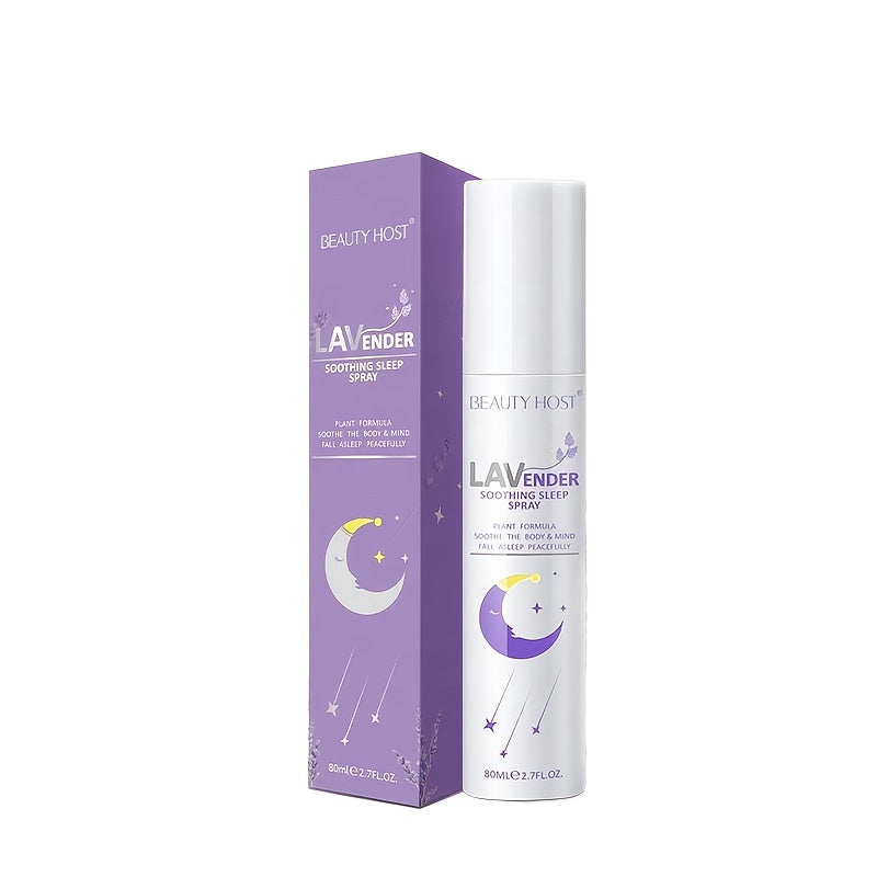1pc Lavender Sleep Spray - Room Pillow Spray For Deep Sleep - 80ml Anti-Stress Relaxing Spray