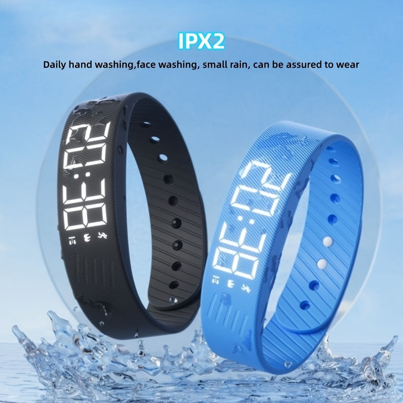 New Multi-functional Simple and Stylish Unisex Digital Watch, featuring alarm, pedometer, timer, night light, designed for students with a lightweight and comfortable fit. Ideal for any occasion—perfect as a holiday gift. I