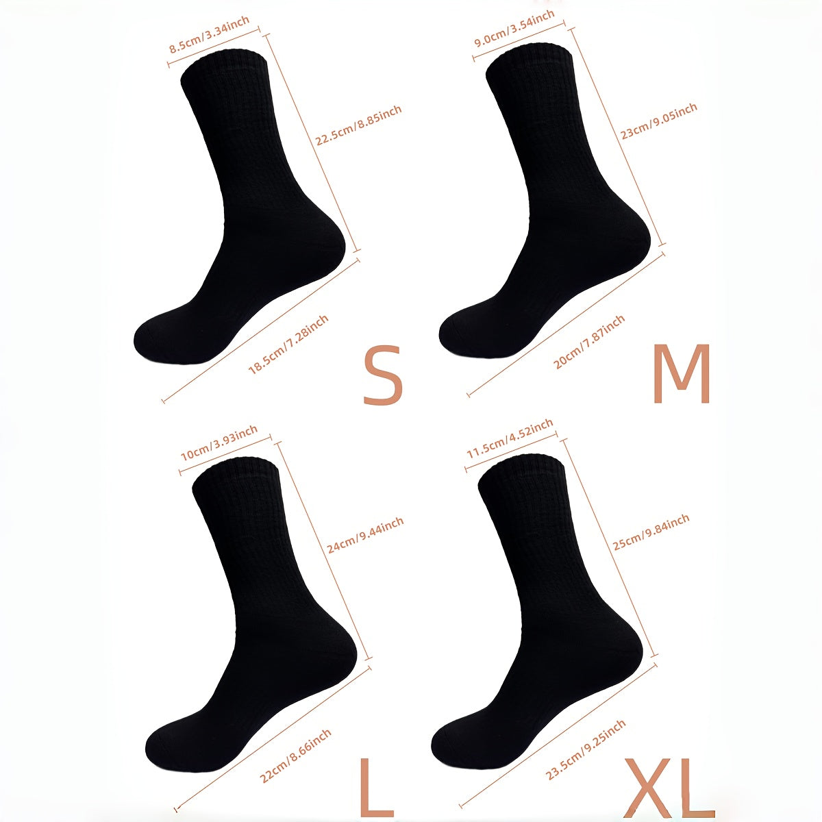 3 Pairs of Women and Men S-XL Size Thermal Socks Wool Socks Thick Warm Winter Socks Crew Socks for Work Hiking Walking Skiing Climbing Snowboard Running and Outdoor Winter Snow Sports Apparel Accessories