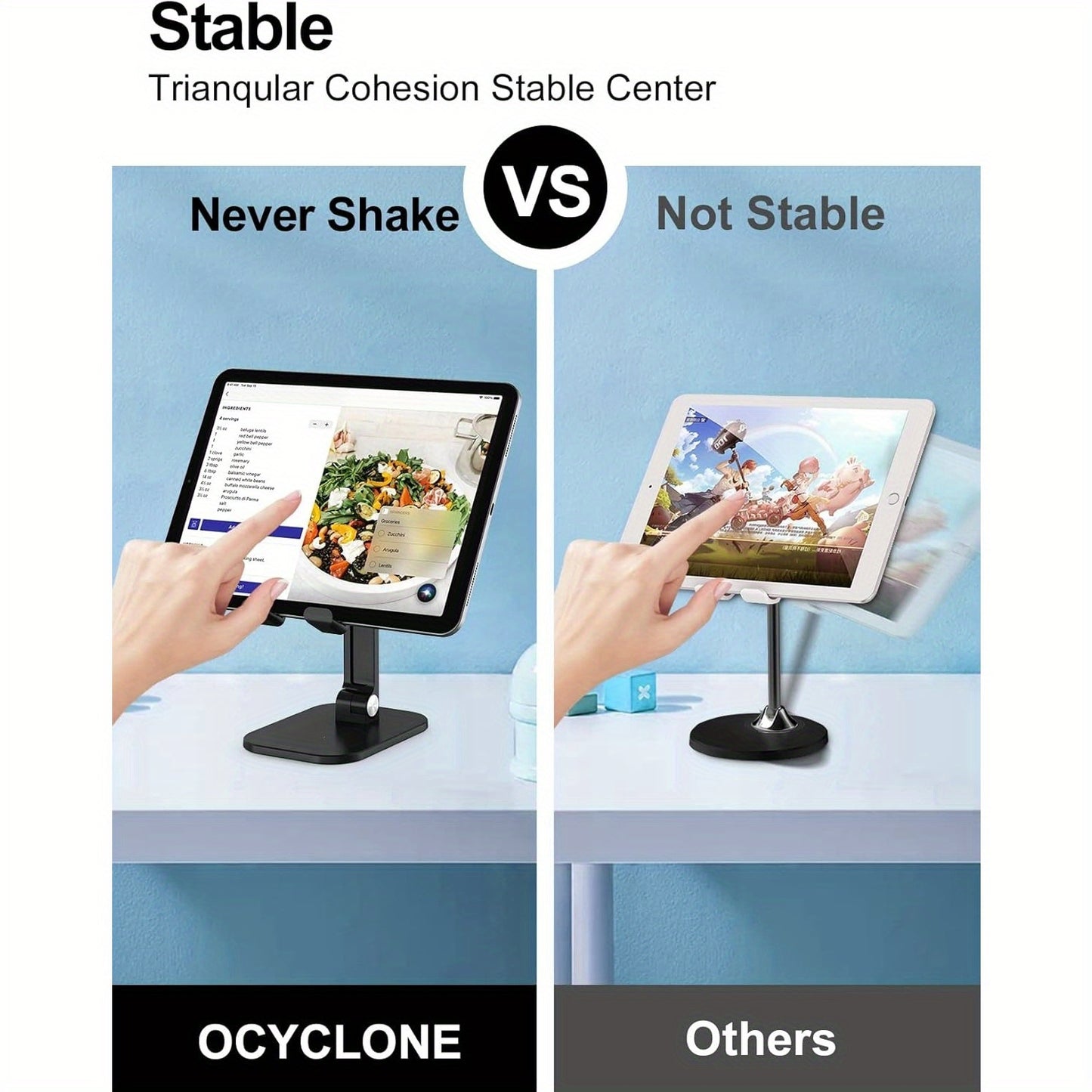 Green/White/Black Color Adjustable And Foldable Pocket Phone Holder for Desks, Suitable for Taller iPhones And Compatible with Smartphones And Tablets Ranging from 11.94cm to 33.02cm
