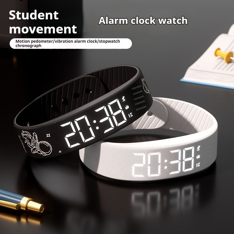 New Multi-functional Simple and Stylish Unisex Digital Watch, featuring alarm, pedometer, timer, night light, designed for students with a lightweight and comfortable fit. Ideal for any occasion—perfect as a holiday gift. I
