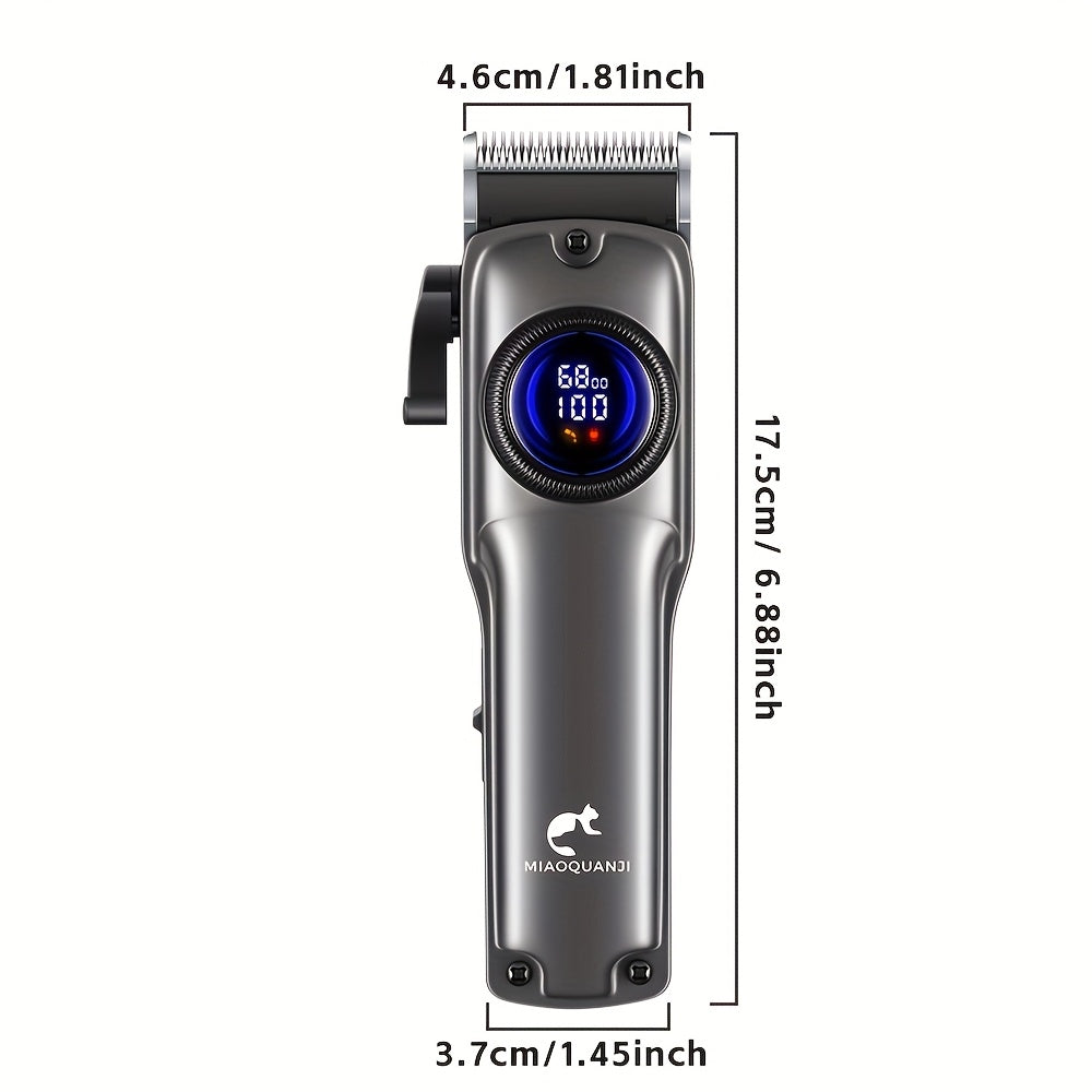 Professional Electric Grooming Clippers for Horse Cats Dogs Pets, Featuring Low Noise Operation, Rechargeable And Cordless Design, Ideal for Trimming Thick Fur on Dogs, Cats, And Other Animals