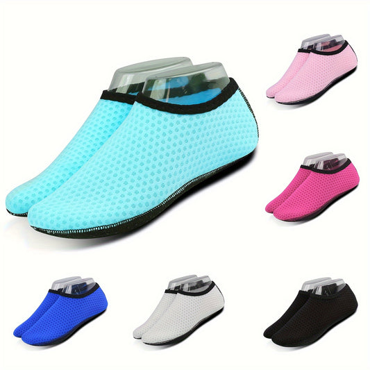 Versatile Water Shoes Aqua Socks for All Seasons - Breathable, Quick-Dry Fabric for Swimming, Diving & Beach Activities