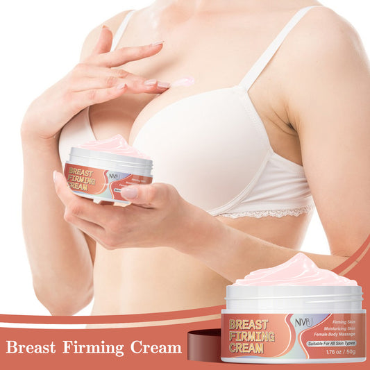 Breast Firming & Lifting Cream with Jojoba Oil, Honey, Caffeine & Vitamin E - Natural Botanical Formula for Sagging Breasts, Moisturizing & Firming, for all Light Tones, Breast Firming Cream, Skincare, Natural Ingredients, Sk