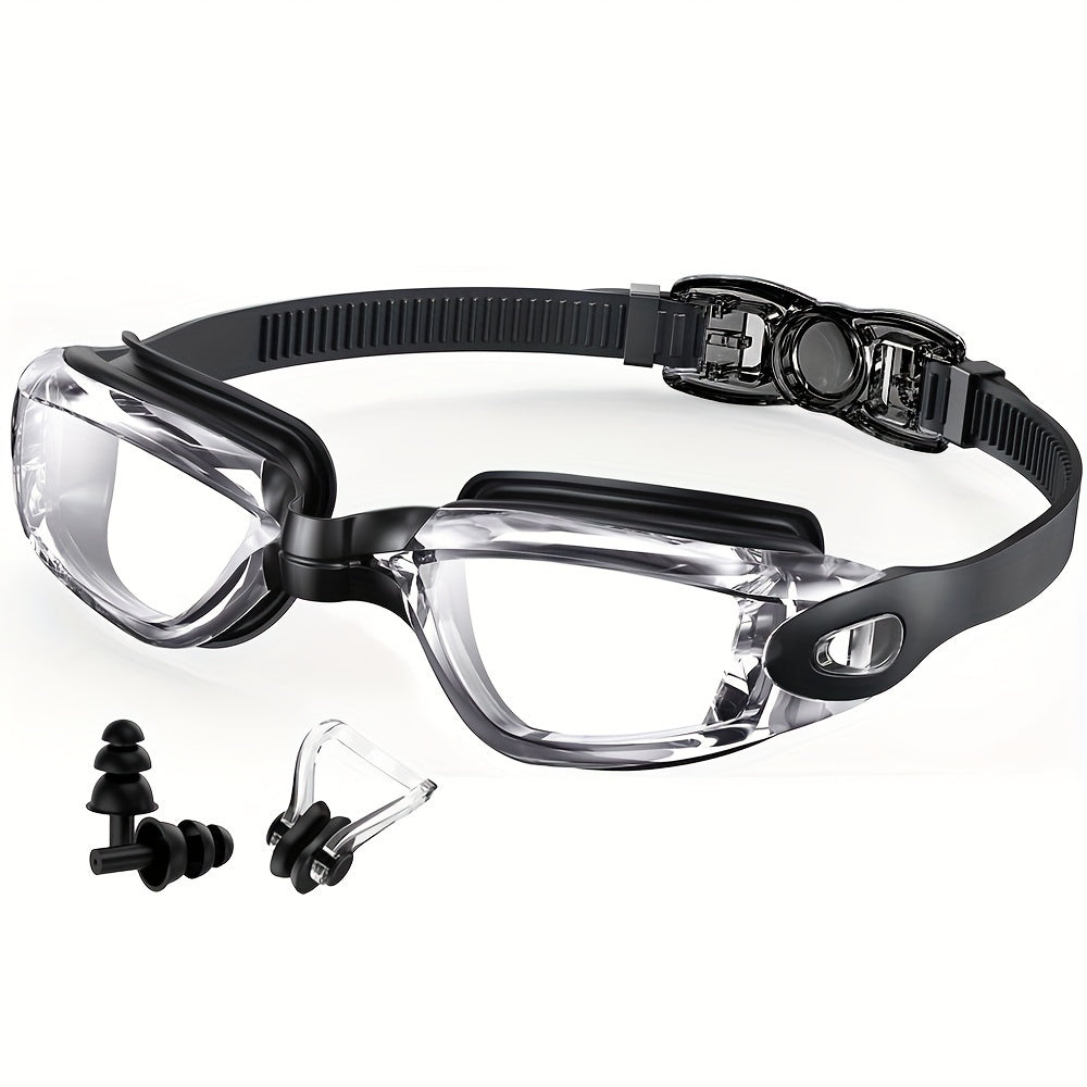 Professional Anti-Fog And Waterproof Adult Adjustable Swimming Goggles for Men, Women, And Teenagers, Designed for Training Swimming Accessories