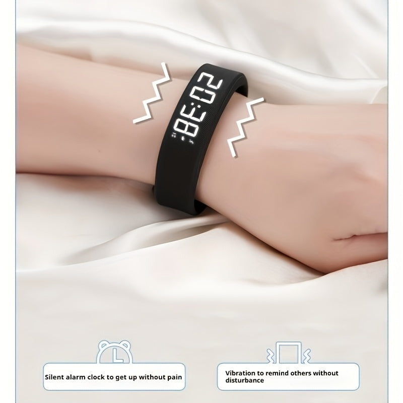 New Multi-functional Simple and Stylish Unisex Digital Watch, featuring alarm, pedometer, timer, night light, designed for students with a lightweight and comfortable fit. Ideal for any occasion—perfect as a holiday gift. I