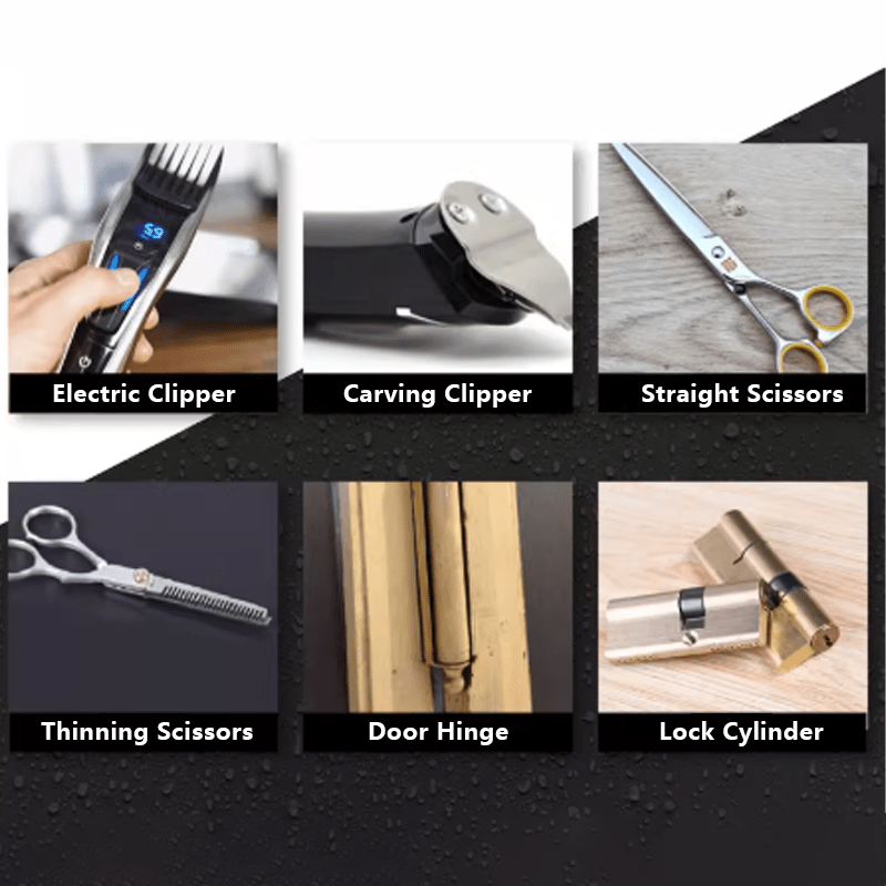 100ml + Brush Set Hair Clippers & Shavers Oil - Noise-Reducing -Lasting Lubricant Suitable for Hair Trimmers, Scalp Care, Maintenance Costs, Prolongs Life Hair Care Accessories