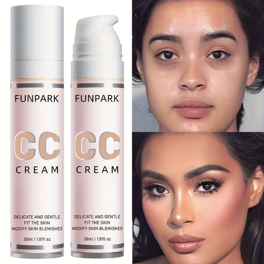 CC Cream, Cover Freckles and Wrinkles, Create Flawless Skin, Whitening Brightening Cream Light Texture, Easy to Apply, Long Lasting Makeup Concealer Women Beauty Salon Spa Accessories Cosmetic Supplies