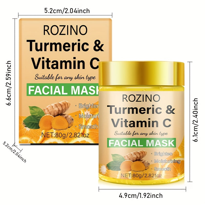 [Aging Wrinkle Skincare]Instant Lift Turmeric Vitamin C Facial Mask, Hydrating, Smooth, Tightens Lift, Dark Spot/Wrinkles Appear, for Skin Red, Dull, Wrinkles, Fine Line, Coarse Pores, Loose, Aging Signs. Korean Skincare Prod