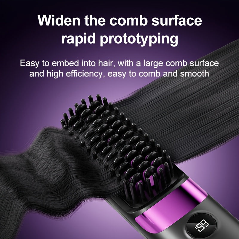NEW Portable And Wireless Straightener, Quick, Constant Temperature Anti-Scald Design, Smart LED Digital Display, USB Charging, Exquisite And Lightweight, Suitable for Home Travel, an Ideal Gift for Women, Professional Stylin