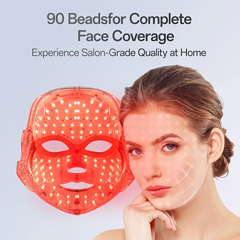 NEW Arrivals 7 Colors Led Facial Device, USB Charging, Beauty Care, Perfect Holiday Gift for Women, Ladies Beauty Salon Spa Accessories