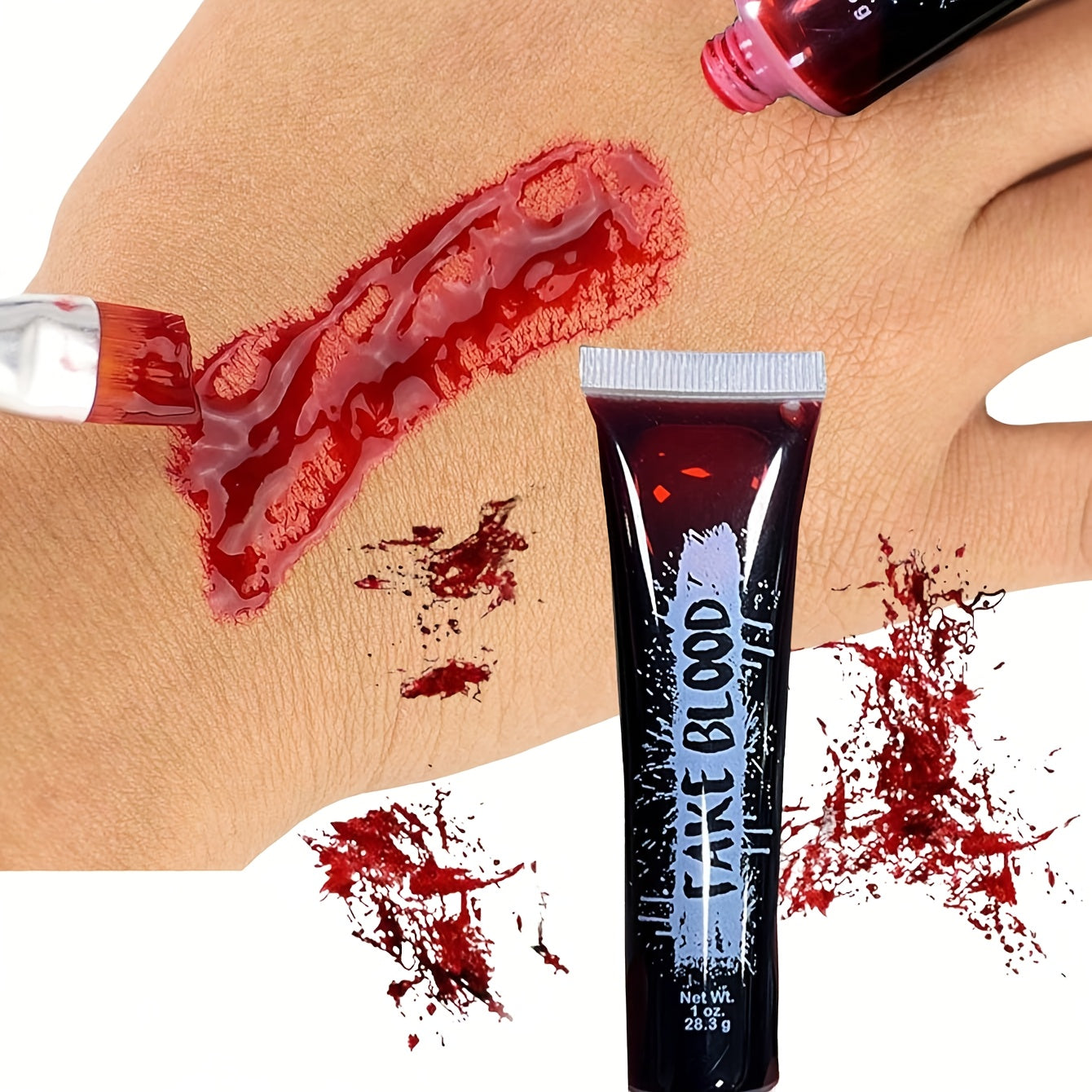 Halloween, April Fool's Day, Realistic Spray, Fake Blood Plasma, Film Props, Artificial Simulated Blood, Makeup Decorations for Horror, Prank Scare Props (Different Batches May Have Variations in Packaging)