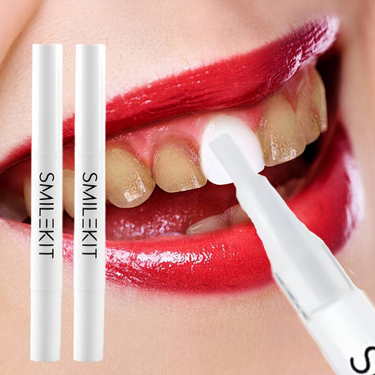 2pcs*2ml Whitening Toothbrush Pen Instant Use No-Brush Teeth Cleaning Pen