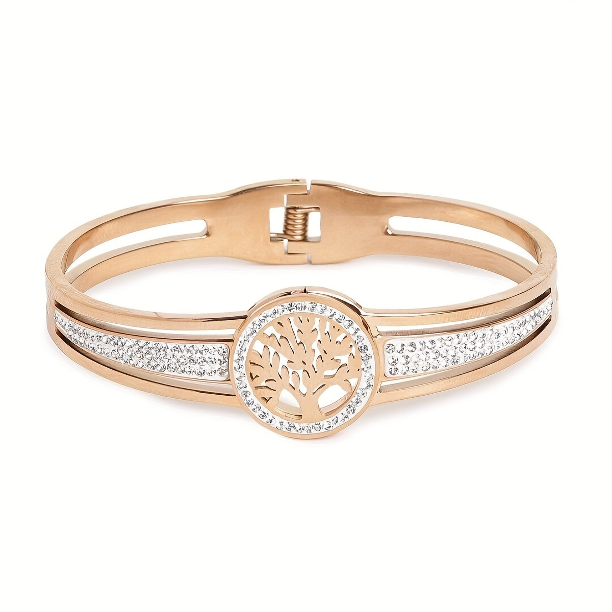 TREE OF LIFE Women and Men's Stylish  Bracelet Made of 316L Stainless Steel, Perfect As a Holiday Gift Wealth Prosperity Health Fortune Jewelry Accessories