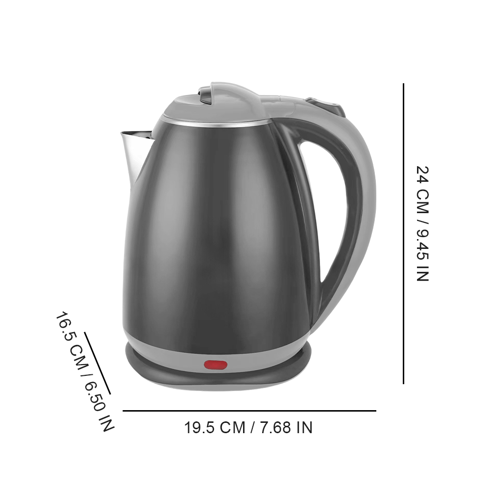 A Fast Cooking Electric Kettle, Stainless Steel Electric Kettle, 1500W High Power, UK Plug, Automatic Shutdown and Dry Protection, Suitable for Kitchen, Office, Tea, Coffee, Beverage Heaters
