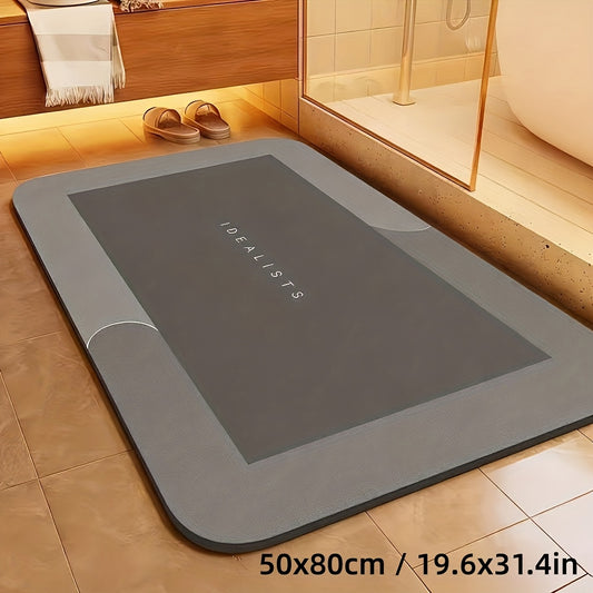 NEW Extra Absorbent Bath Mat - Quick-Dry, Non-Slip Floor Mat, Soft and Comfortable, Suitable for Bathroom, Toilet, Shower, Laundry Room, Bedroom, Living Room, Kitchen, Door Mat