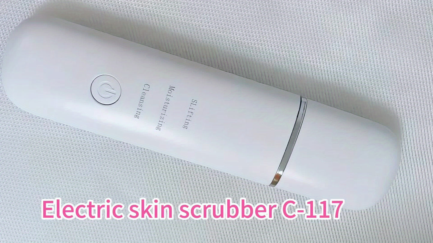 Home Use Facial Pore Cleaner Deep Cleansing Peeling Skin Scrubber Face Spatula, Skin Spatula Cleanser, Skin Spatula for Face, Facial Spatula Cleansing Electric Pore Cleanser Skin Shovel Machine