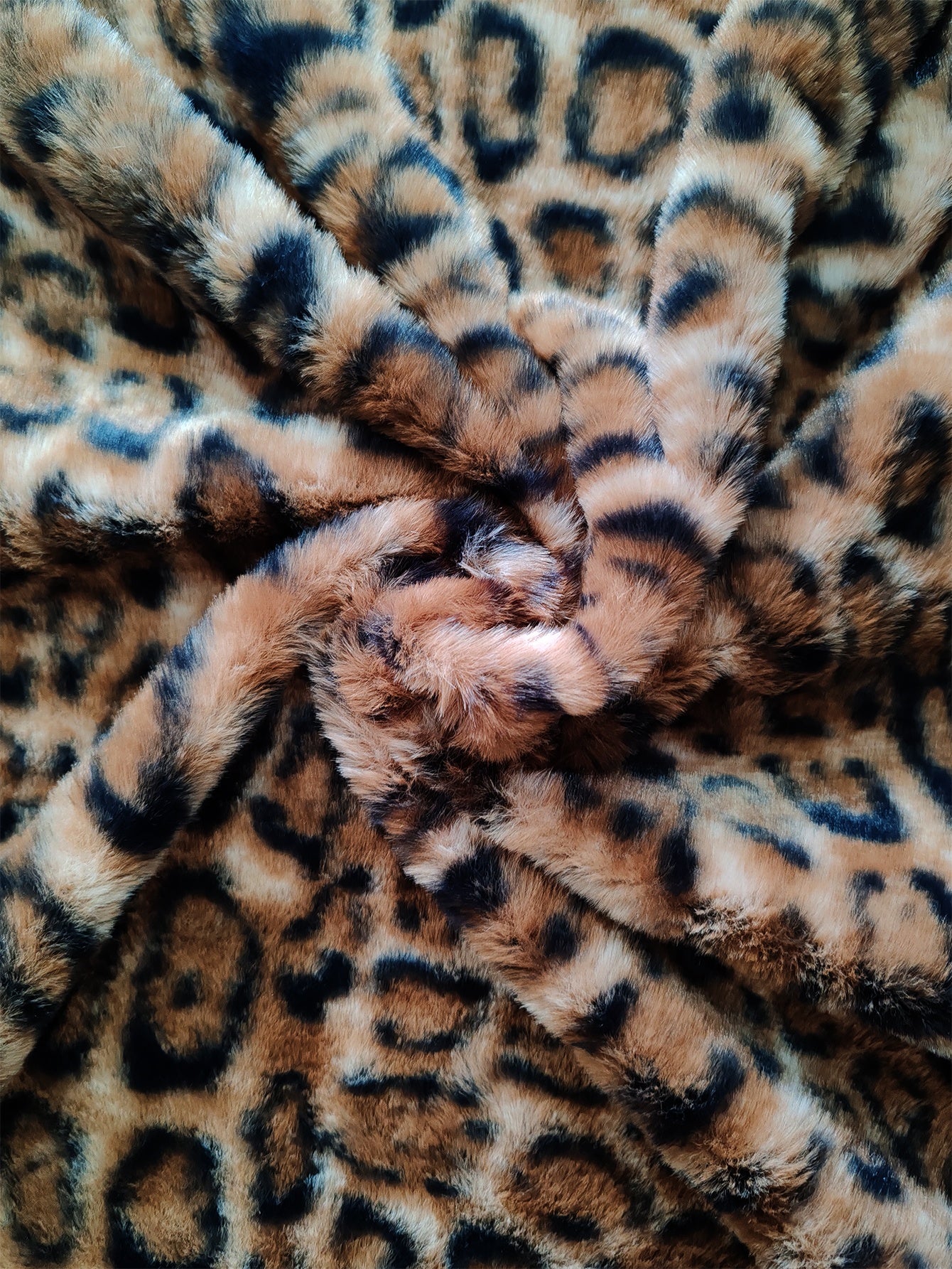 Ladies' Fashion Elegant Coat Single-Layer Leopard Print Jacket - Unlined - Buttonless - Machine Washable - Perfect Choice for Autumn and Winter Seasons