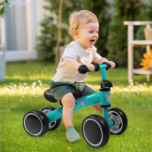 8 Months+ Baby Balance Bike, Indoor Outdoor Baby Ride on Bike, No Pedals Training Bike for Boys Girls Toddlers First Bike, Kids Best Gift