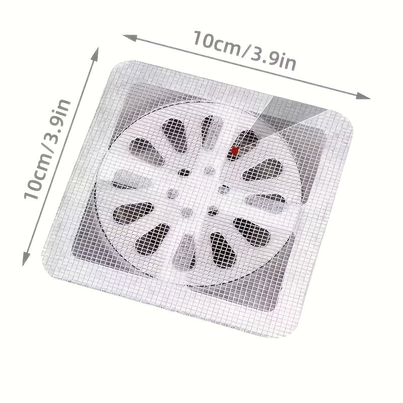 24 PCS Set Bathroom Hair Filter, Toilet Sewer Filter, Kitchen Anti-Clogging and Insect-Proof, Self-Adhesive Floor Drain Sticker