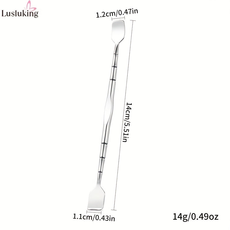 Double-Ended Blackhead Remover: Facial Pore Cleanser, Exfoliator, and Massage Tool Manual Spatula for Smooth Skin Women Skin Care Accessories