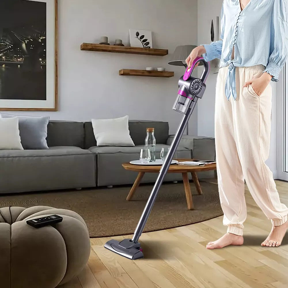4-in-1 Set Handheld Vacuum Cleaner Ultra Lightweight Cordless Stick Vacuum, 8000 Pa Powerful Suction- High-Speed Motor, Vacuuming & Mopping & Sweeping, Suitable for Home, Carpets, Pet Hair Cleaning, Easy to Operate and Store,