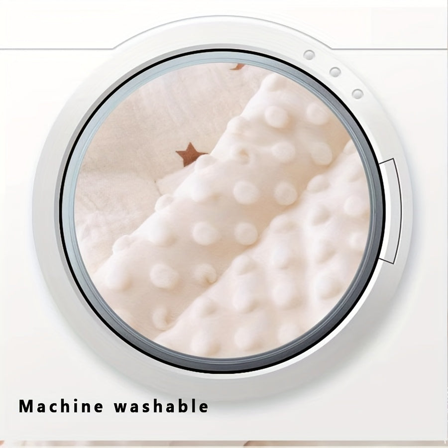 Fleece Material Stroller Pad, Super Comfortable Soft and Breathable for Indoor/Outdoor Use in 9 Scenarios – Baby Dining Carrier Cradle Swing Seat Accessory, 4 Season  Gift, Stroller Pad Cushion, Soft Thick Fleece Mat Stroll