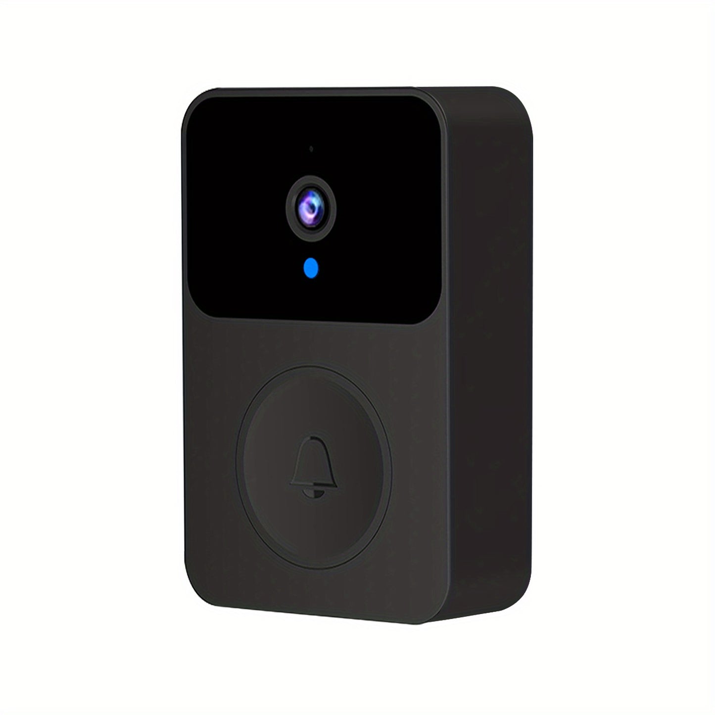 Wireless Smart HD Video Doorbell - 2.4G Wi-Fi, Night Vision, Voice Modification, Two-Way Communication, Photo Capture, Recording - Rechargeable Home Office Security Doorbell with Integrated Battery