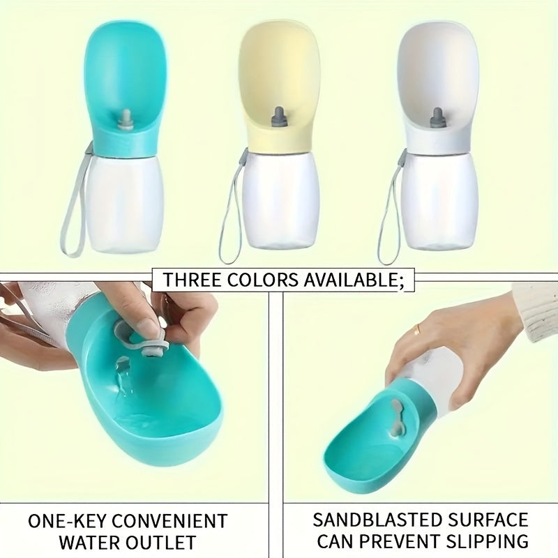 Plastic Pet Supplies Cat Dog Water Dispenser Outdoor Travel Hiking Water Bottle