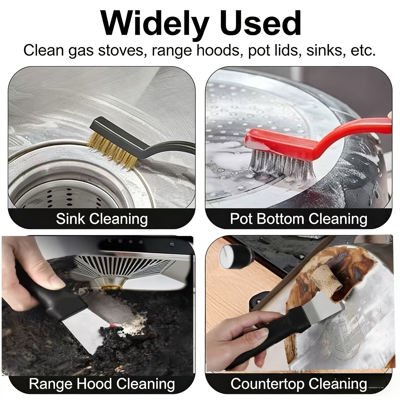 31 PCS Set Cleaning Tool Gift Set - Suitable for Kitchen Sink Gap Cleaning Brush - Cup and Bottle Brush - Pot and Pan Scrubbing Brush - Dishwashing Cloth and Sponge - Window Cleaning Tool with Groove Brush - Bathroom, Toilet,