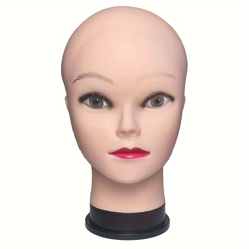 Mannequin Head for Wig Display & Training - Perfect for Hairdresser Practice, Eyewear Showcasing, and Makeup Application