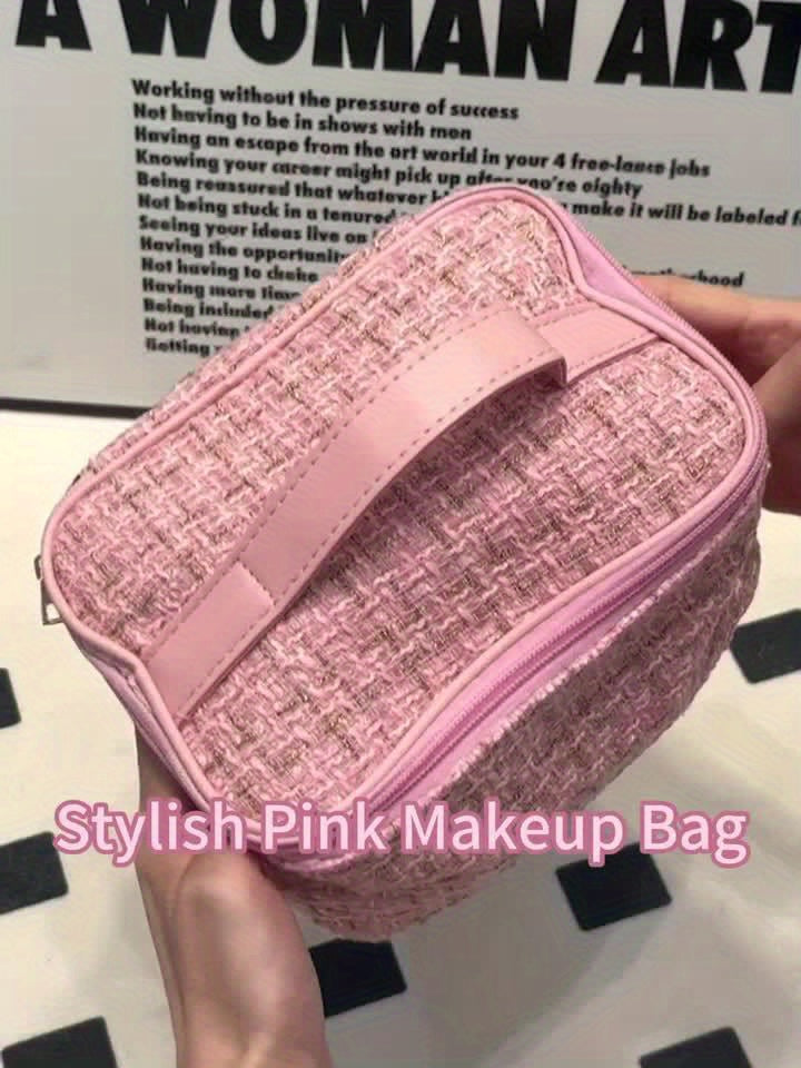21-40PCS Set Popular Choice of pink makeup kit, the set includes a multi-size soft brush, a variety of makeup eggs, a portable large-capacity travel makeup bag, and a full set of pink Internet celebrity makeup brushes