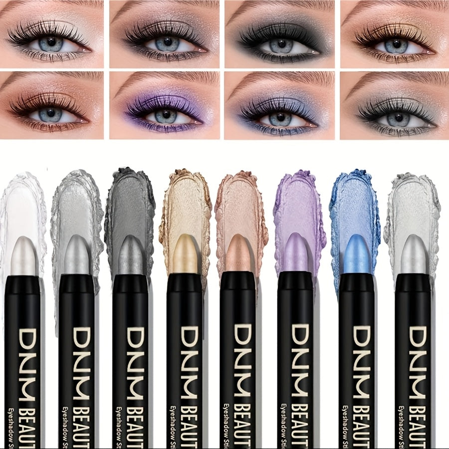 16pcs Colored Pearl Eyeshadow Pencil Eyeliner Highlighter Stick Eyeliner Gel Pencil for Women Make-Up Tools Sets