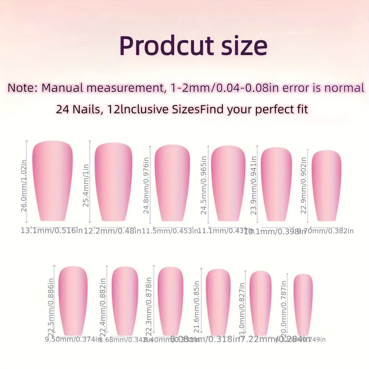 24 PCS Set This Summer-Themed Nail Art Features a Easy Glittery Golden Heart Pattern, Perfect for Women And. It's Ideal for Various Occasions Such As Work, Travel, Parties, Masquerades, Nail Salons