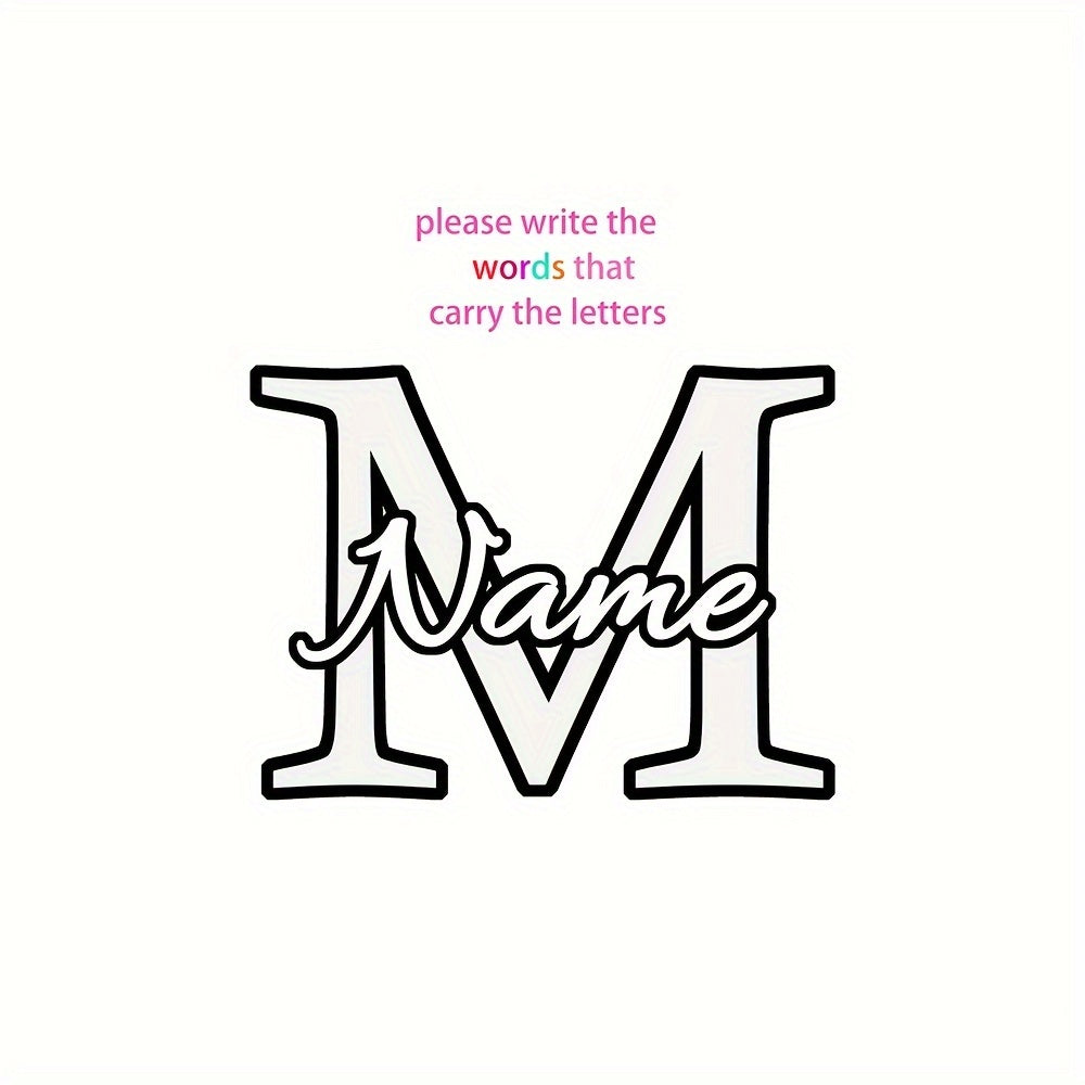 Customized bedroom personalized double-sided letter LED mirror light, USB power supply, suitable for room wall, bathroom, neon light mirror, Christmas Valentine's Day birthday gift (1pc)