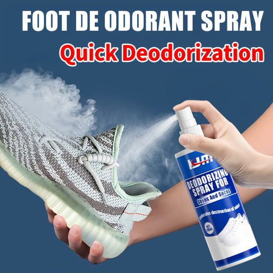 Multi-Functional Deodorizer Spray - Fast-Acting Odor Eliminator for Shoes, Socks, Car Interiors & More - Durable Plastic Formula for Long-Lasting Freshness - Ideal for Home, Office, and Vehicle Use, Car Deodorizer, Office Fre