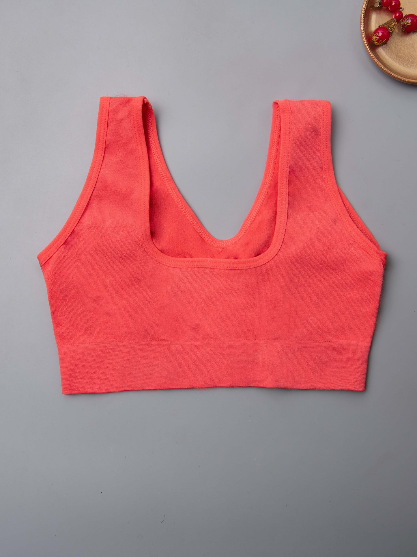 5 PCS Set S-2XL Plus Size Women's Sports Bras Set,  Solid Non Padded Seamless Running Versatile Bralette Outdoor Fitness Gym Yoga Pilates Bra Tops Big Girls Underwear Sets Sports Apparel Accessories