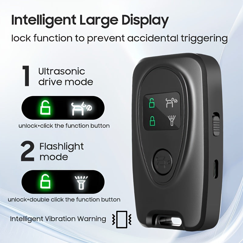 Mini Handheld Anti-Barking Device, Soundwave technology Dog Repeller, Noise Reducer, Quiet Pet Trainer, Compact & Portable, Ideal for Dog Training & Outdoor Use, Black, Perfect Gift for Dog Owners & Dog Lovers,  Compact Desi