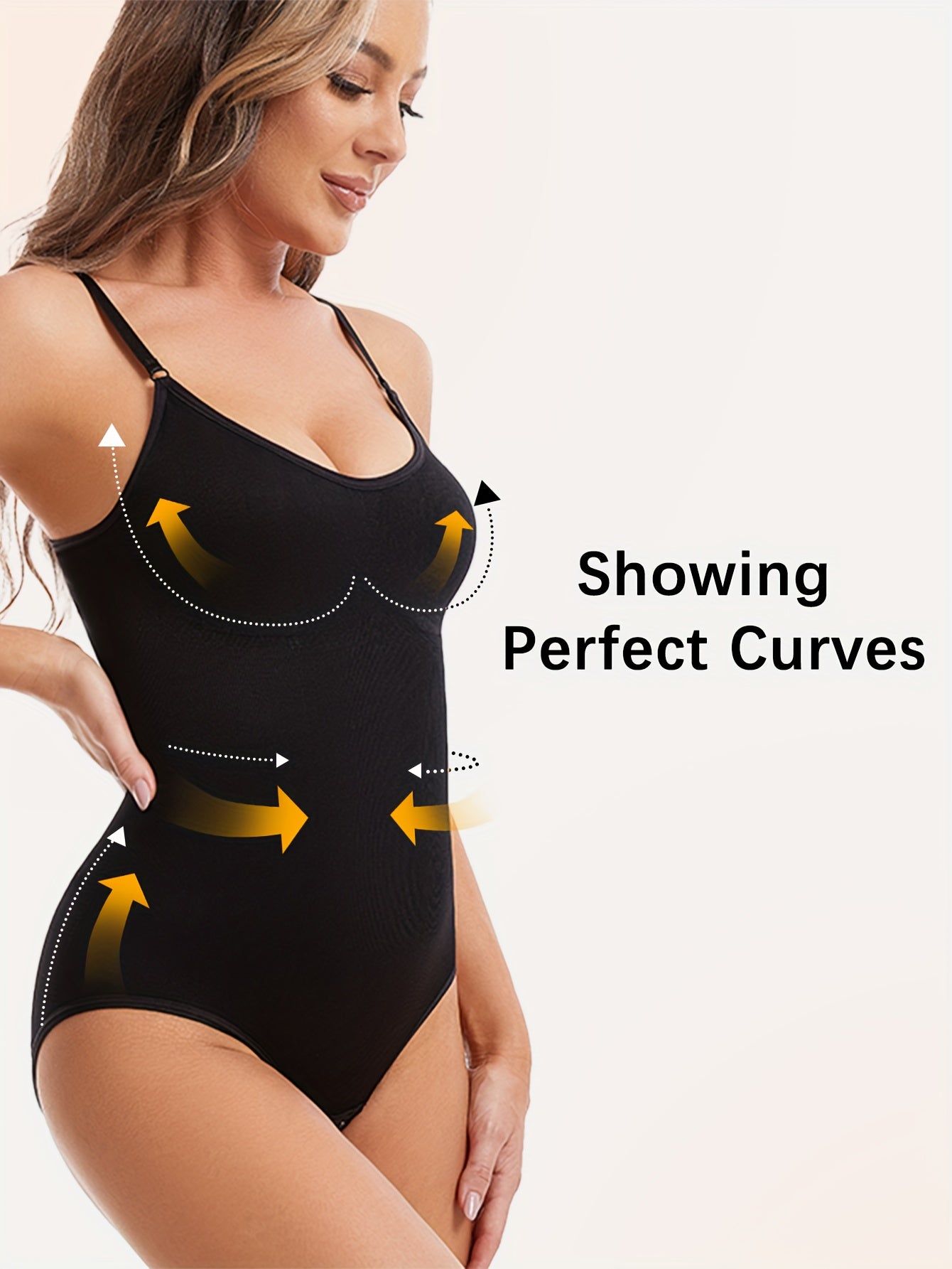 For Curvy Ladies 3 PCS SET  XL-3XL UK ( 18-24) Plus Size Seamless Triangle Bodysuit Shaping Underwear with Adjustable Straps, Tummy Control, Butt Lifting Effect, and Front Snap Closure
