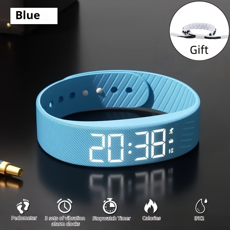 New Multi-functional Simple and Stylish Unisex Digital Watch, featuring alarm, pedometer, timer, night light, designed for students with a lightweight and comfortable fit. Ideal for any occasion—perfect as a holiday gift. I