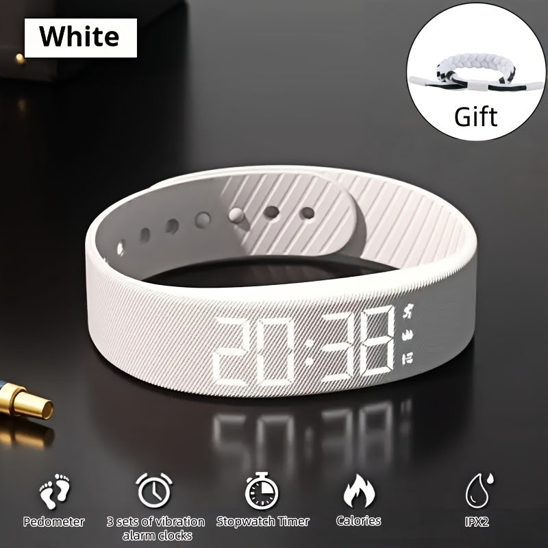 New Multi-functional Simple and Stylish Unisex Digital Watch, featuring alarm, pedometer, timer, night light, designed for students with a lightweight and comfortable fit. Ideal for any occasion—perfect as a holiday gift. I
