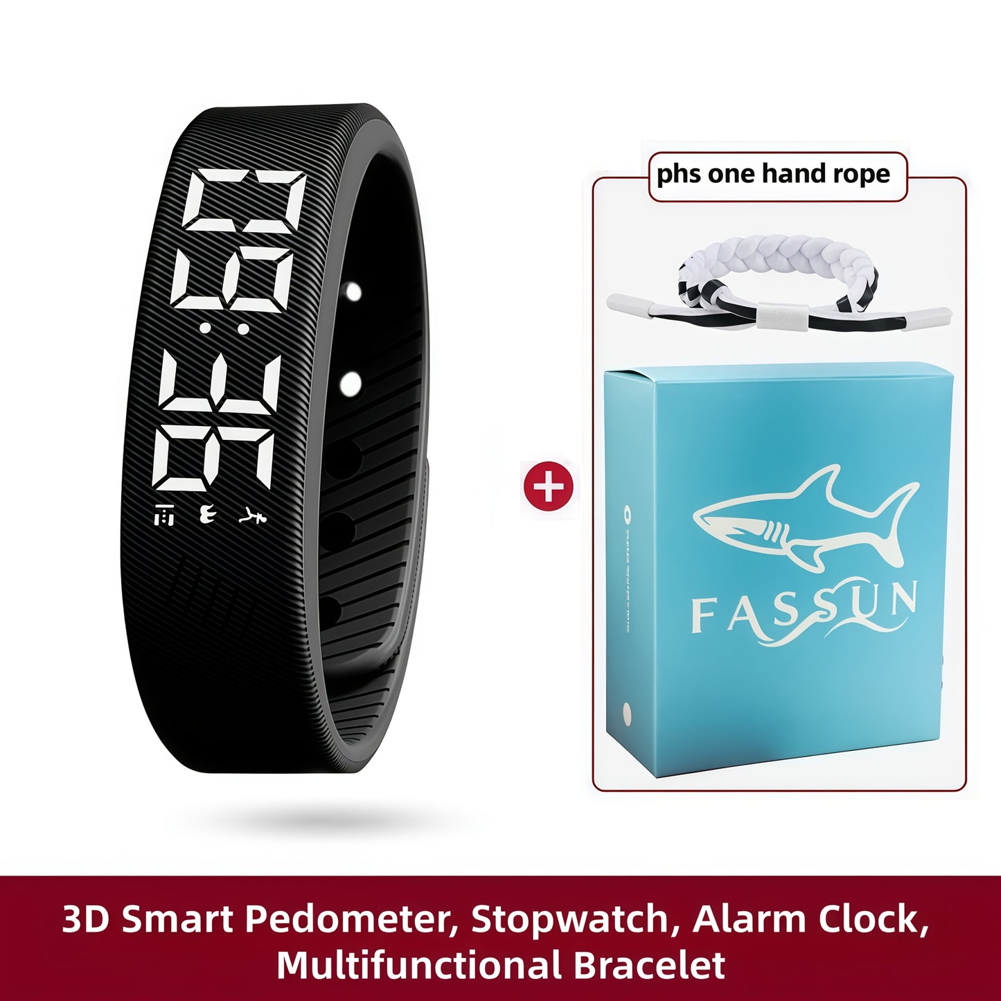 New Multi-functional Simple and Stylish Unisex Digital Watch, featuring alarm, pedometer, timer, night light, designed for students with a lightweight and comfortable fit. Ideal for any occasion—perfect as a holiday gift. I