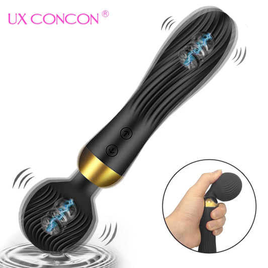 Adult 18 Speeds Powerful Vibrator AV Magic Wand G-Spot Massager Sex Toys for Women Couples Stimulate Goods for Adults