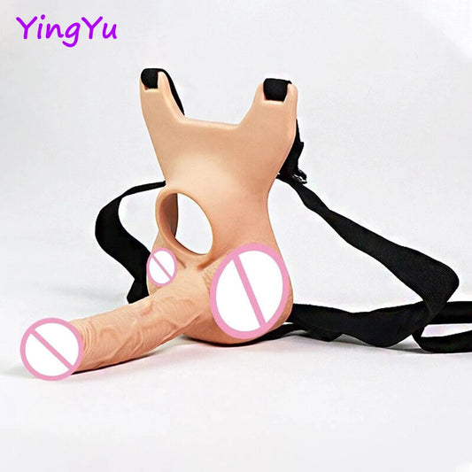 Adult 10 Frequency Double Penetration Anal Plug Dildo Butt Plug Vibrator For Men Strap On Penis Vagina Plug Sex Toys For Couples