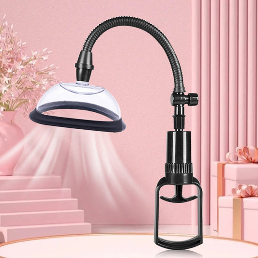 Pull rod Pussy Pump Vagina Clitoris Sucker Manual Women Breast Massage Nipple Stimulator Enlarge Vacuum Pump Cover Adult Sex Toy