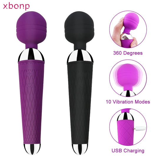 20 Speeds Powerful AV  Magic Stimulator Toys for Women G spot Massager Adult Female Sexy Erotic Product