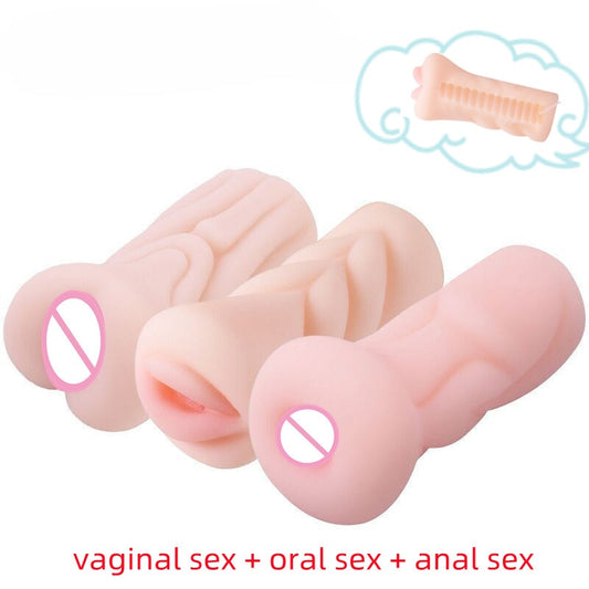 Realistic Artificial Vagina Anal Erotic Blowjob Silicone Adult Male Masturbator Sex Toys Dildo Plug Anal G MASTURB FOR MAN